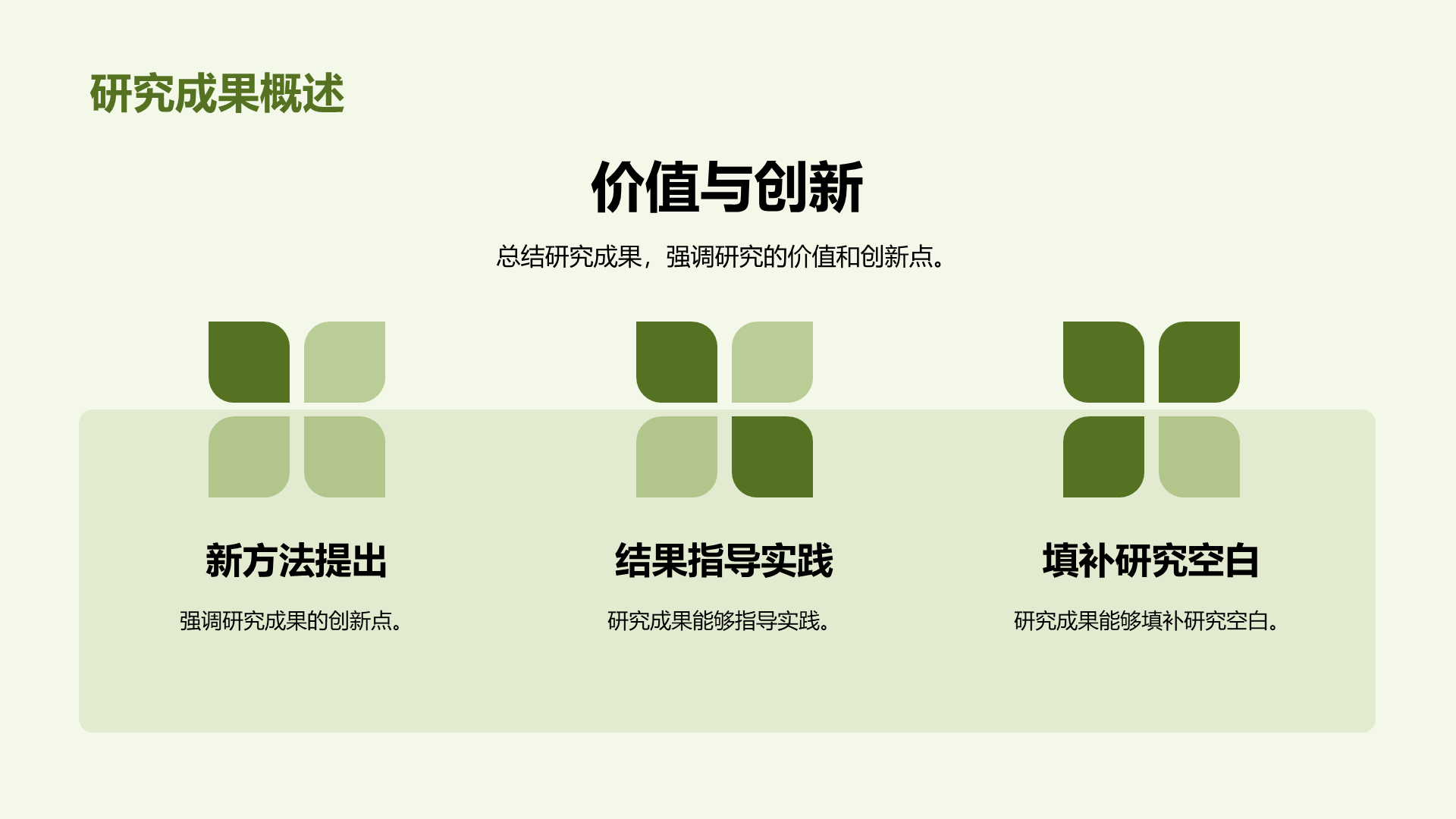 绿色卡通插画教育学科研究报告PPT模板