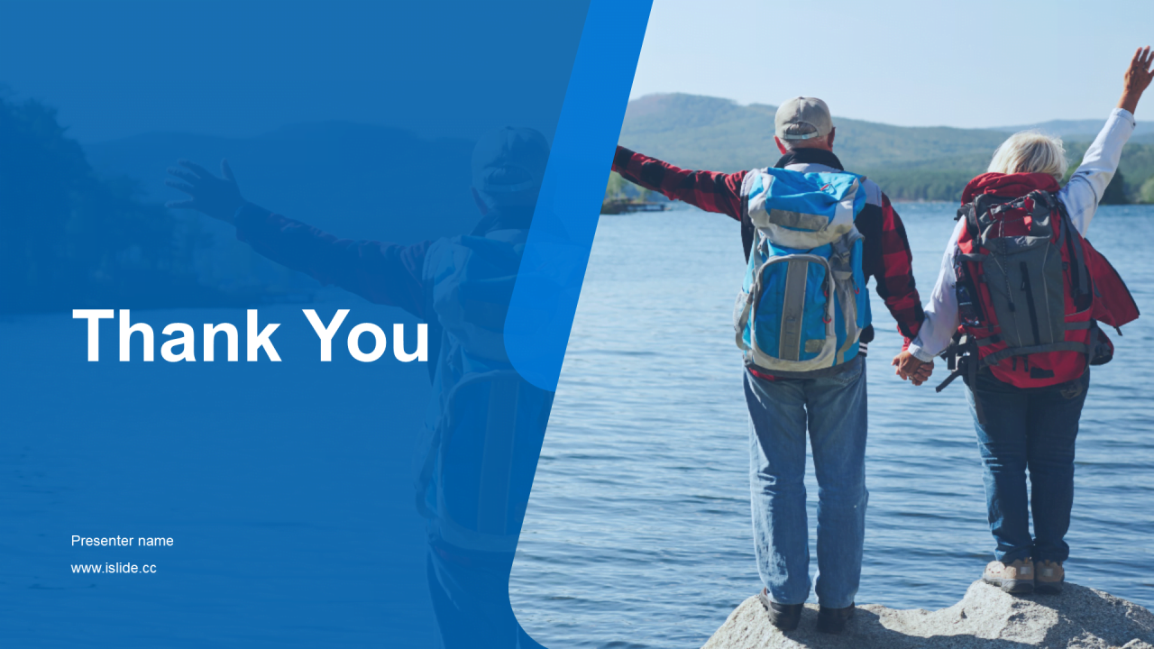 蓝色商务现代康养旅游投资未来PPT模板