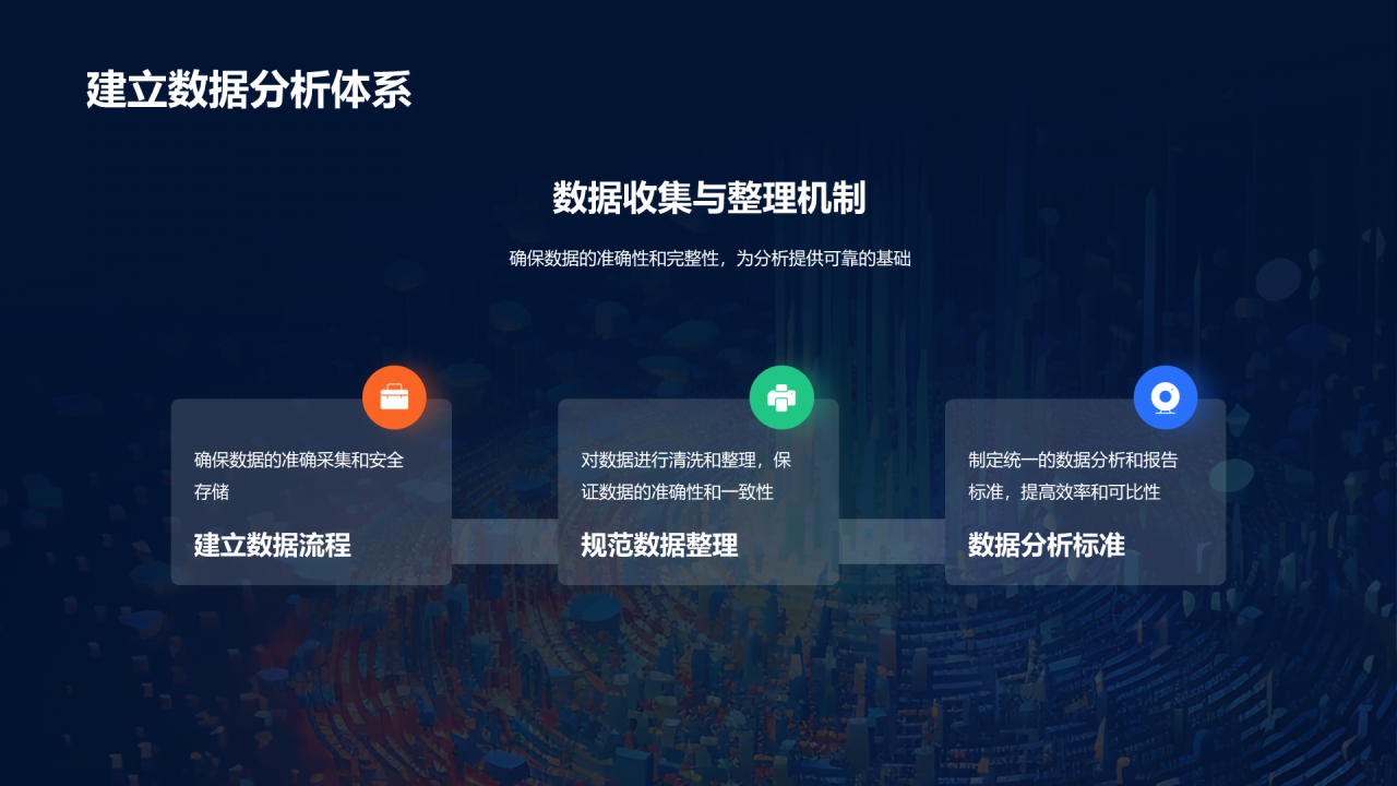 蓝绿色创意酷炫电商活动数据分析PPT模板