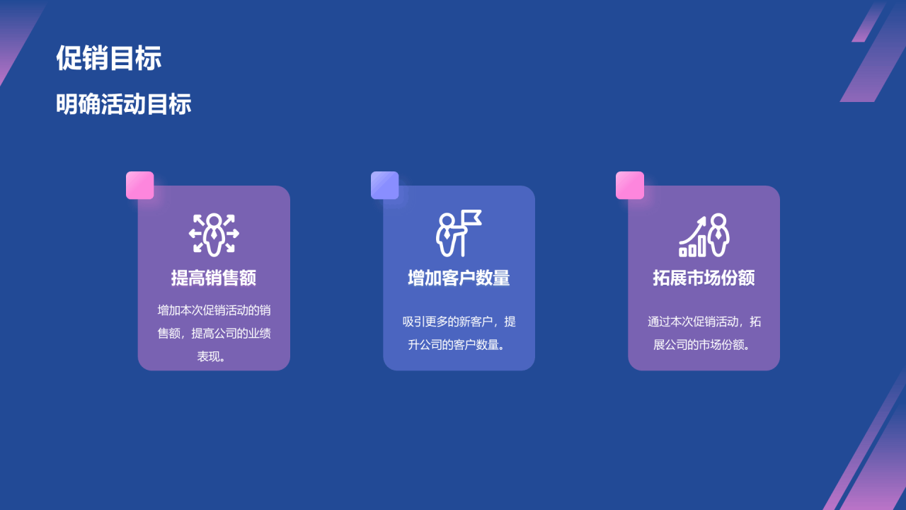 蓝紫色3D创意酷炫电商活动营销策划PPT模板