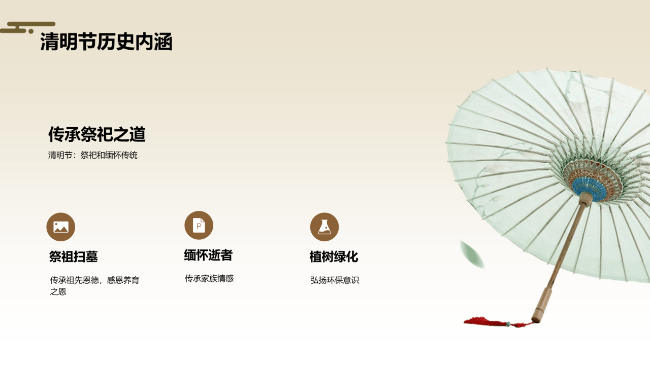 黄色中式复古国风中国传统民俗培训课件PPT模板