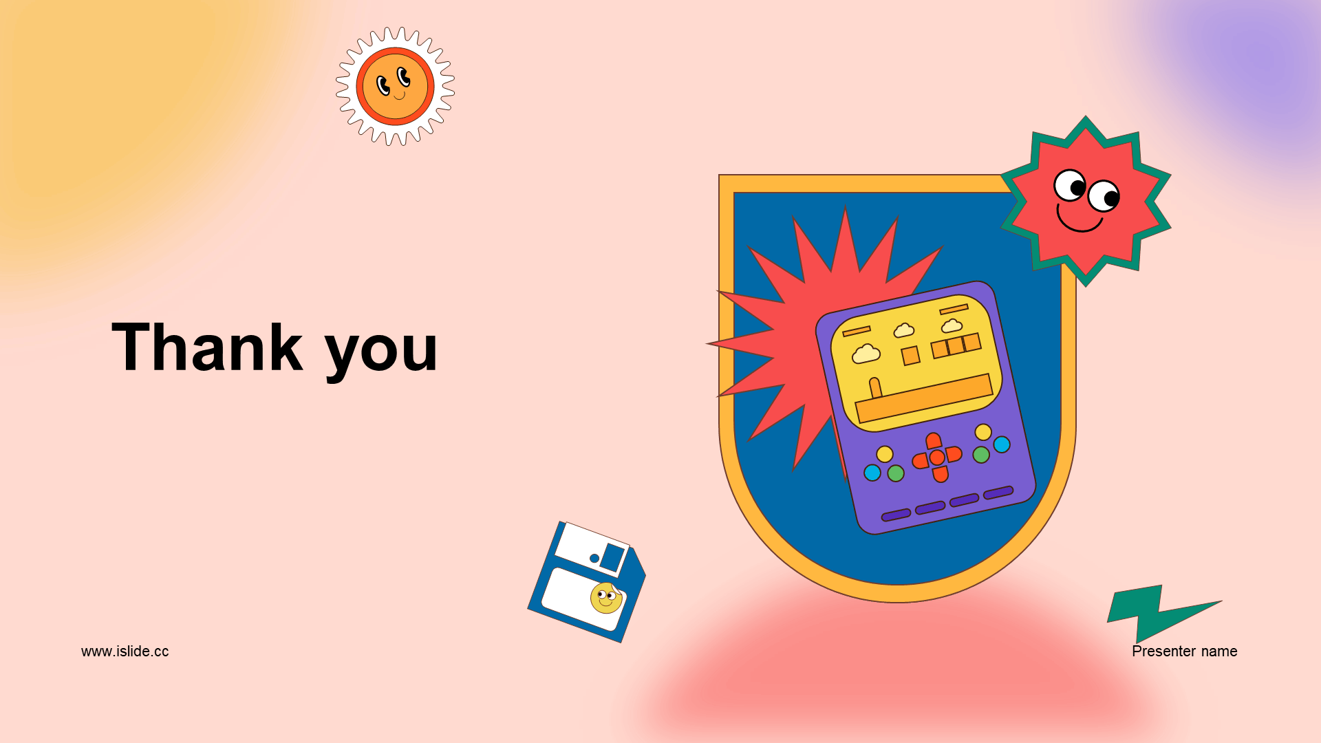 橙色简约扁平儿童公益ppt