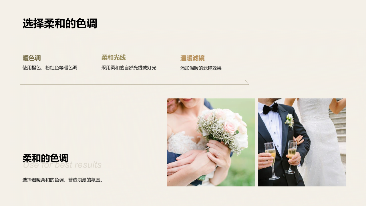 绿色商务现代婚礼记忆精彩瞬间定格相册展示PPT模板