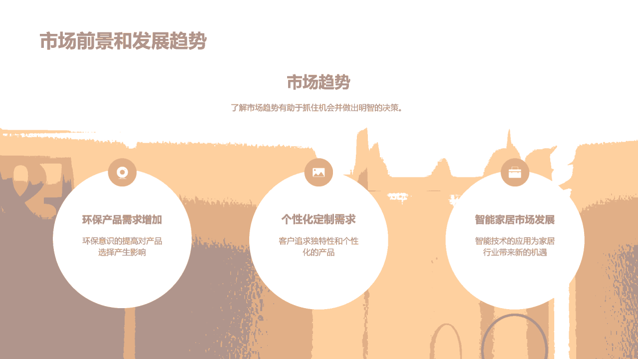 橙色商务现代家居行业产品演示 PPT画册