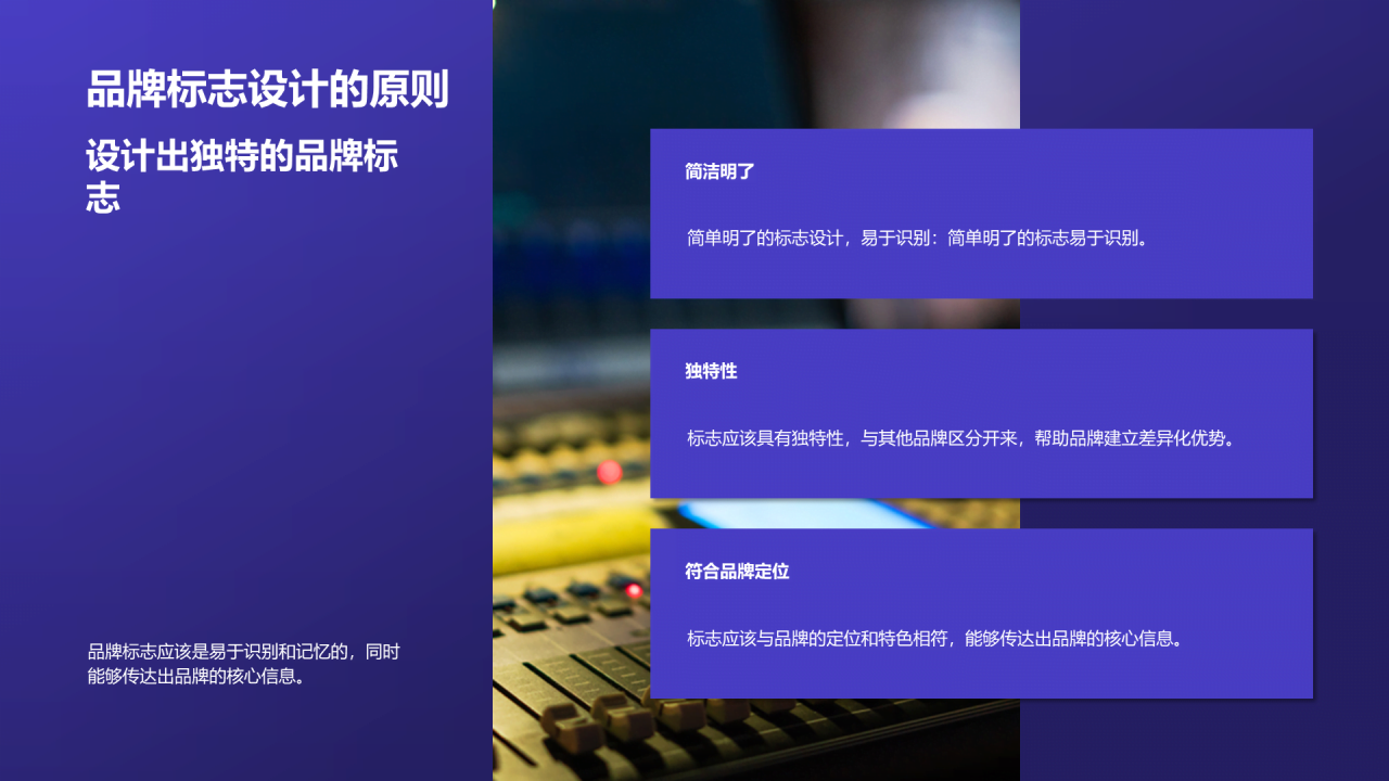 紫色创意新媒体传媒相册图集PPT模板