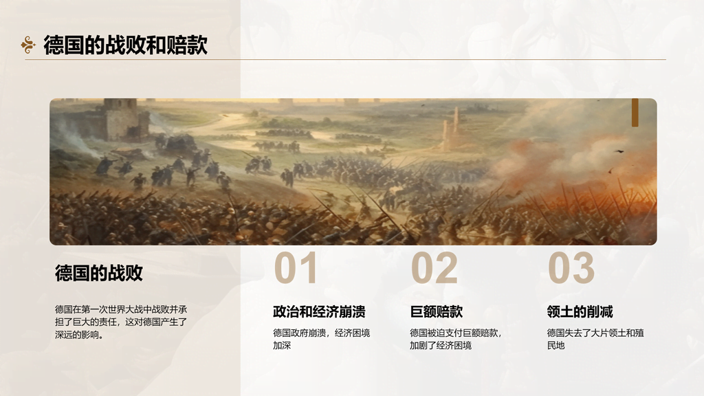 黄色复古读书笔记和平与战争培训课件PPT模板