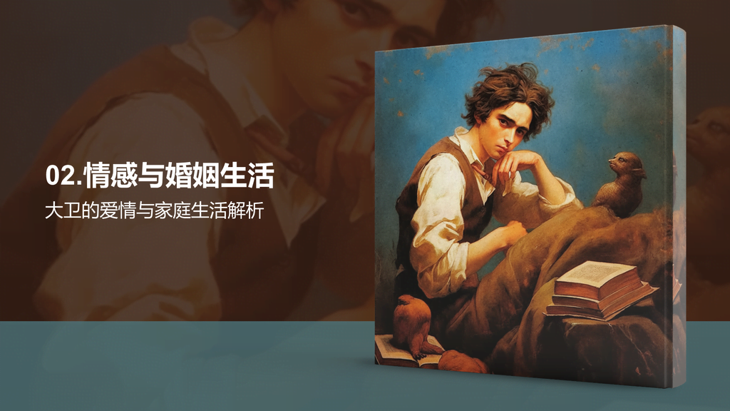 黄色复古读书笔记大卫.科波菲尔培训课件PPT模板