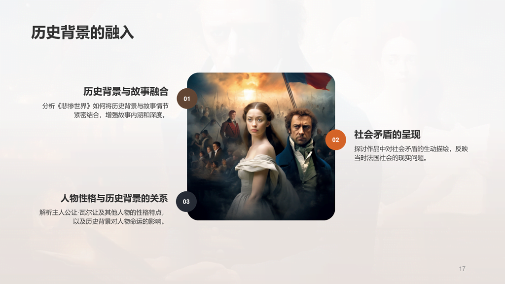 黄色复古读书笔记悲惨世界培训课件PPT模板