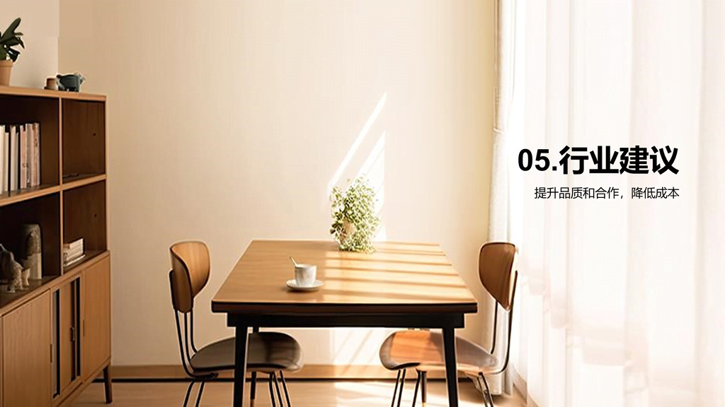 黄色简约现代地产家居年终总结PPT模板
