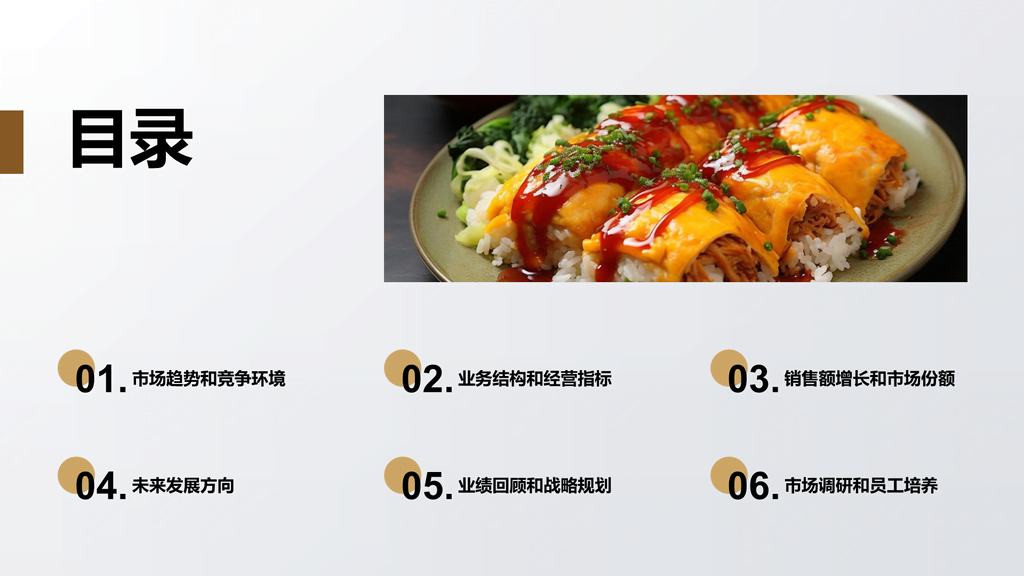 黑色商务现代餐饮酒店年终总结PPT模板