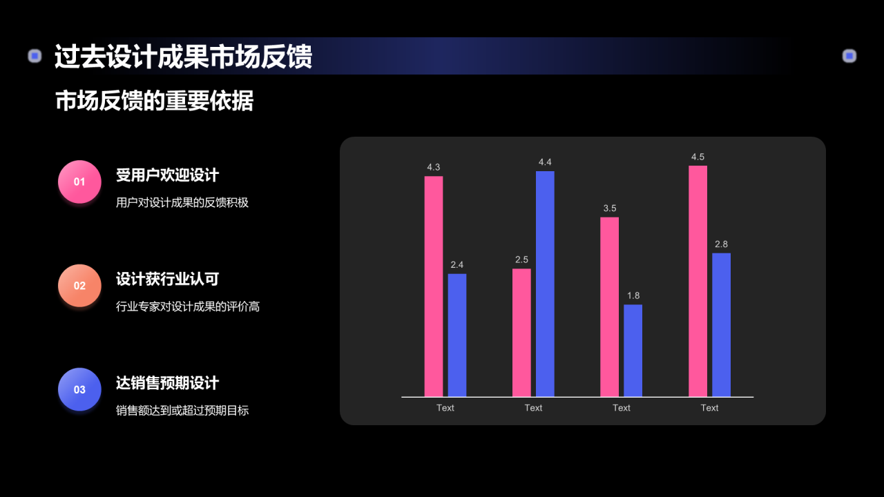 粉色创意设计趋势展望艺术设计年会PPT模板