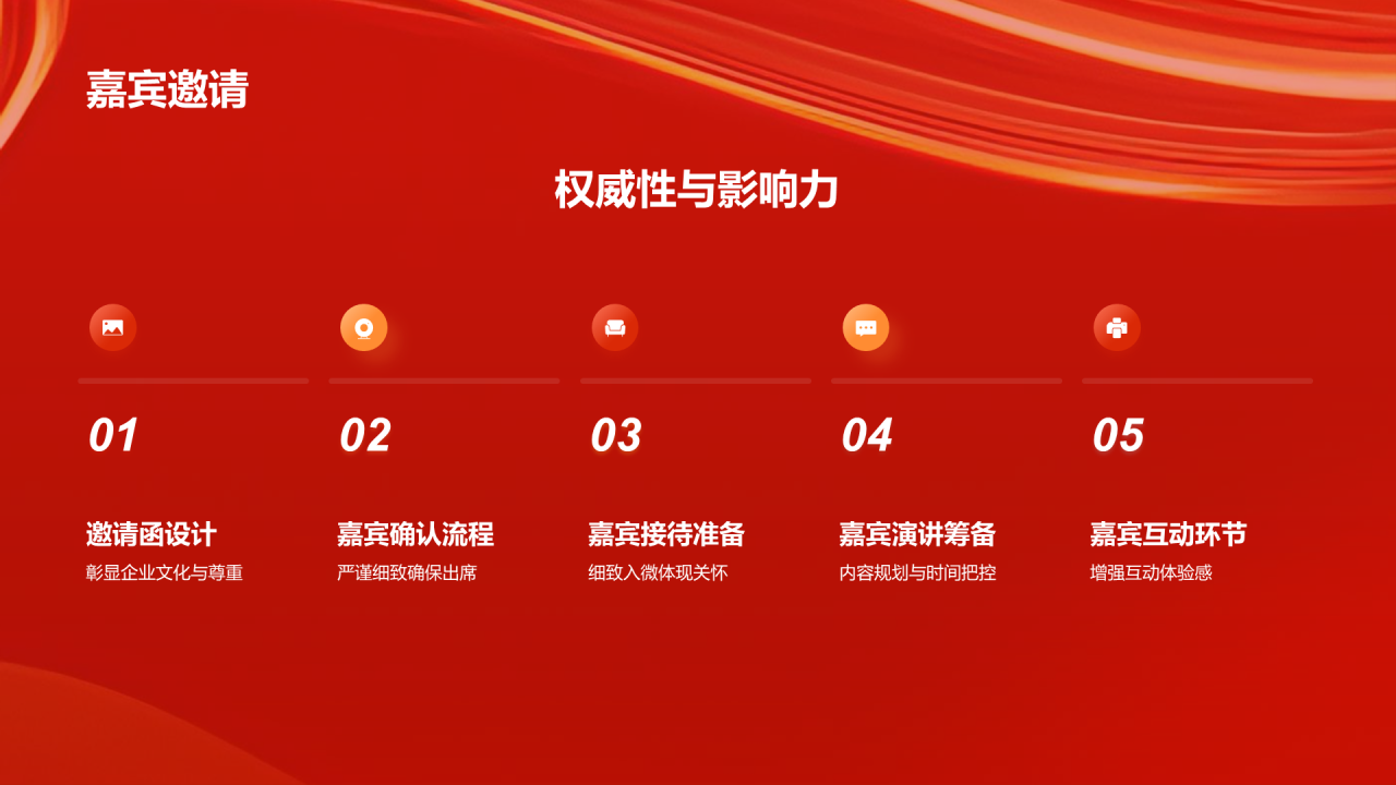 红色创意企业年度员工表彰大会PPT模板