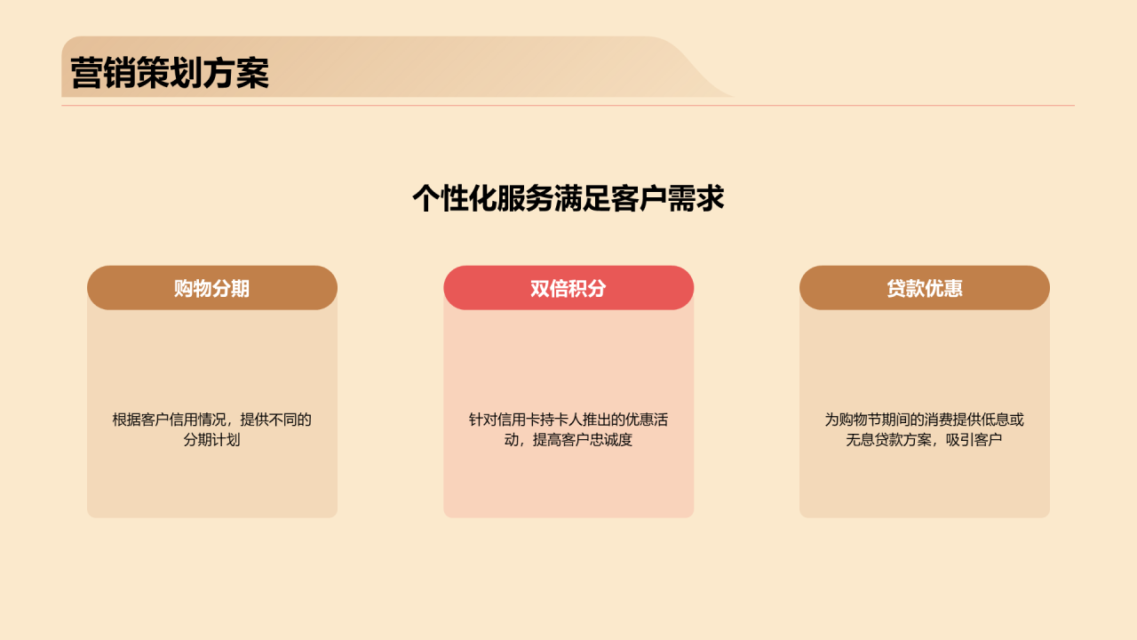 红色创意营销策划的双十二PPT模板
