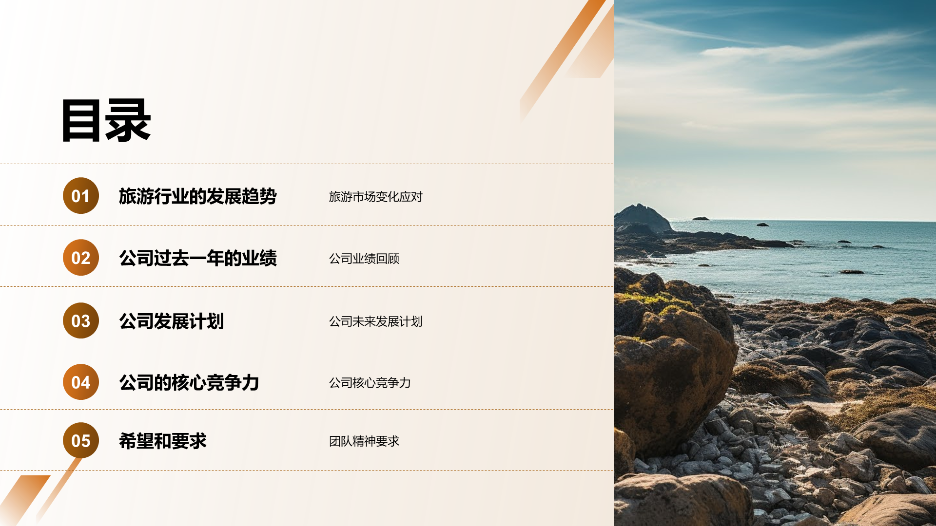 黄色商务旅游行业年终总结PPT模板