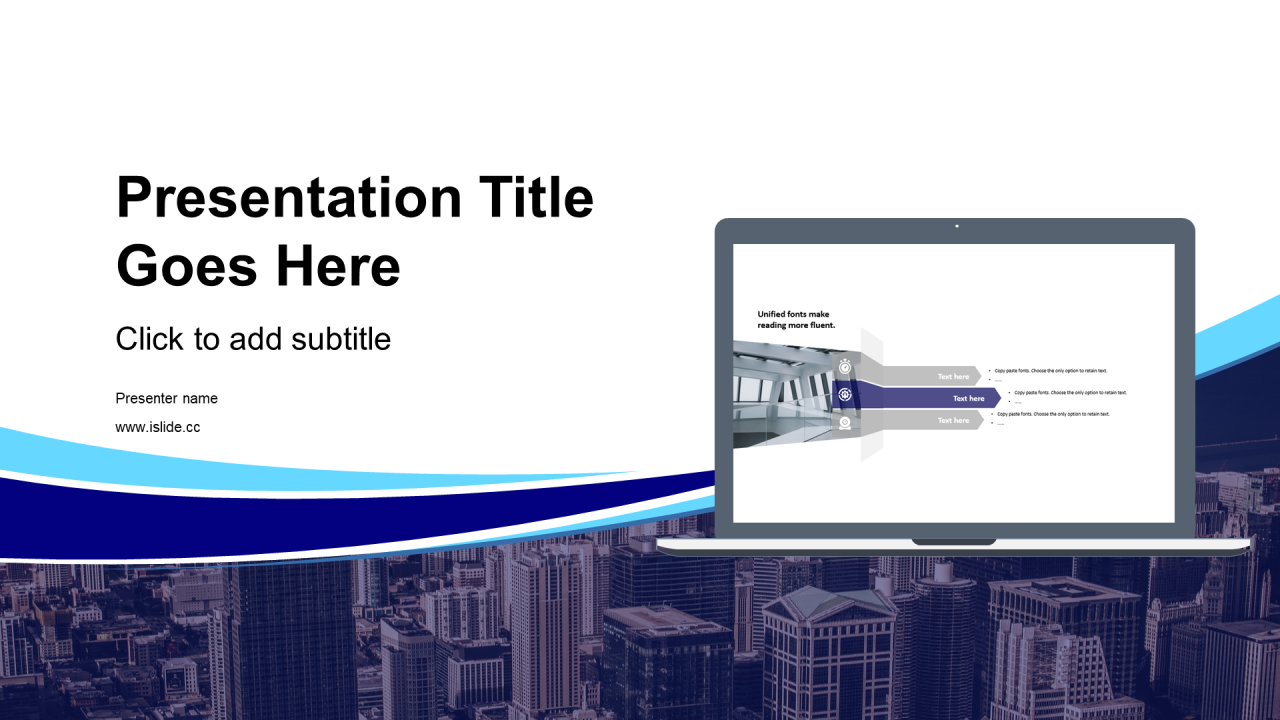 建筑商务工作总结PPT主题