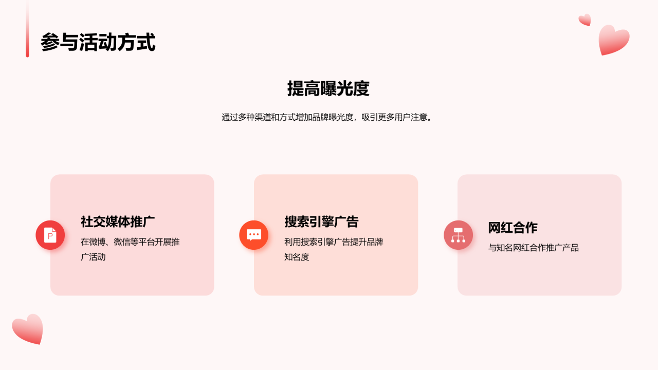 红色卡通双十二销售提升战略PPT模板