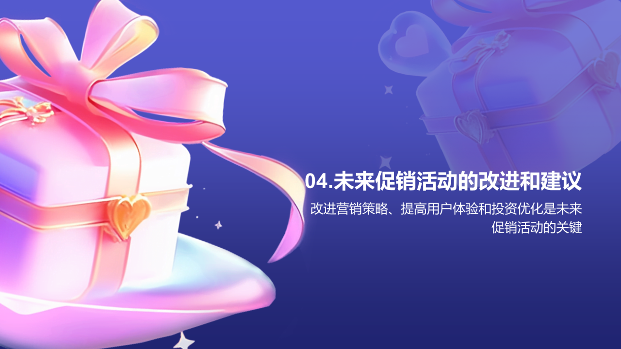 紫色3D创意酷炫双十二活动复盘PPT模板