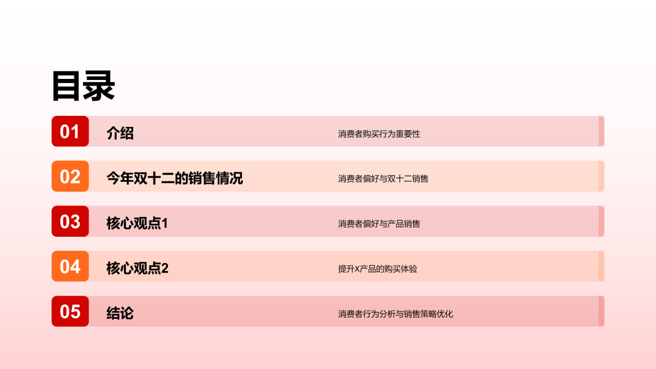 红色3D创意炫酷双十二销售策略解析PPT模板