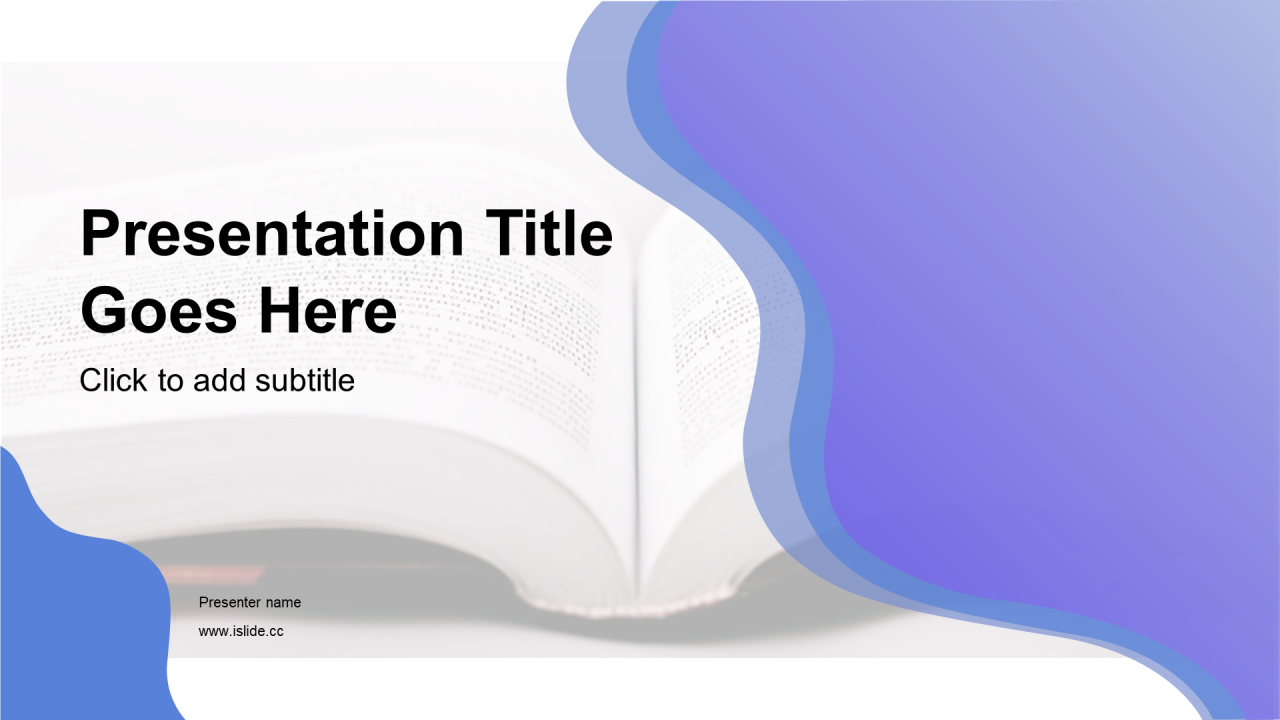 蓝色创意教育培训工作总结PPT主题