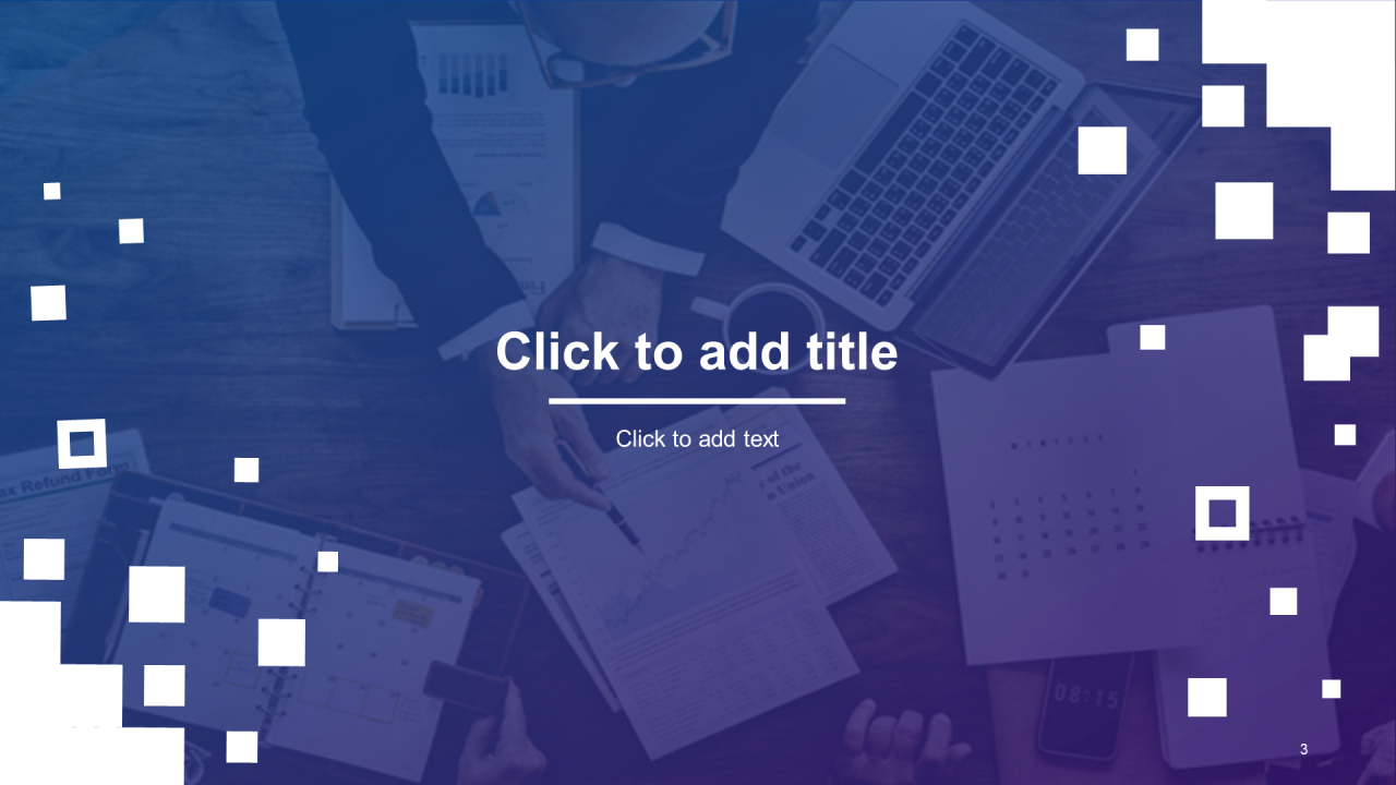 蓝色渐变商务工作总结汇报通用PPT模板