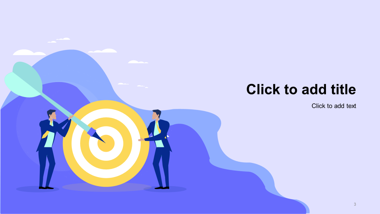 蓝色插画商务办公工作总结PPT主题