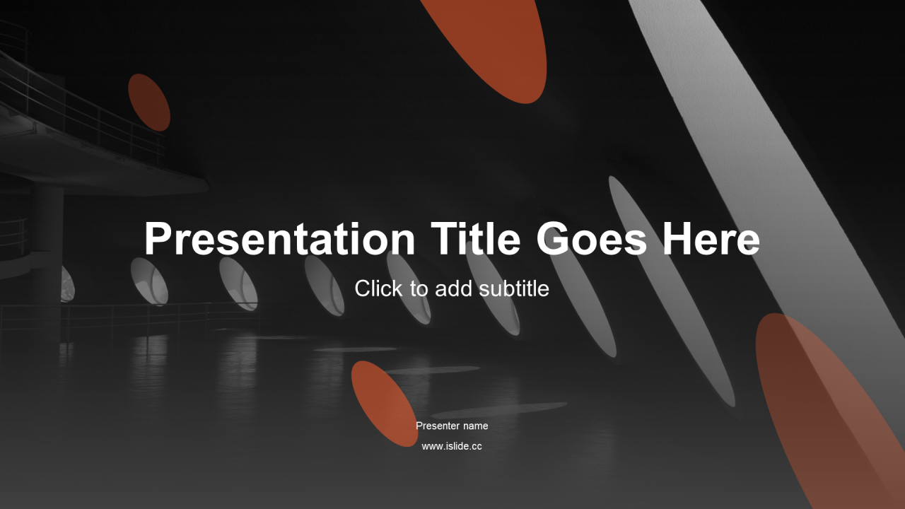 黑色商务品牌策划PPT主题