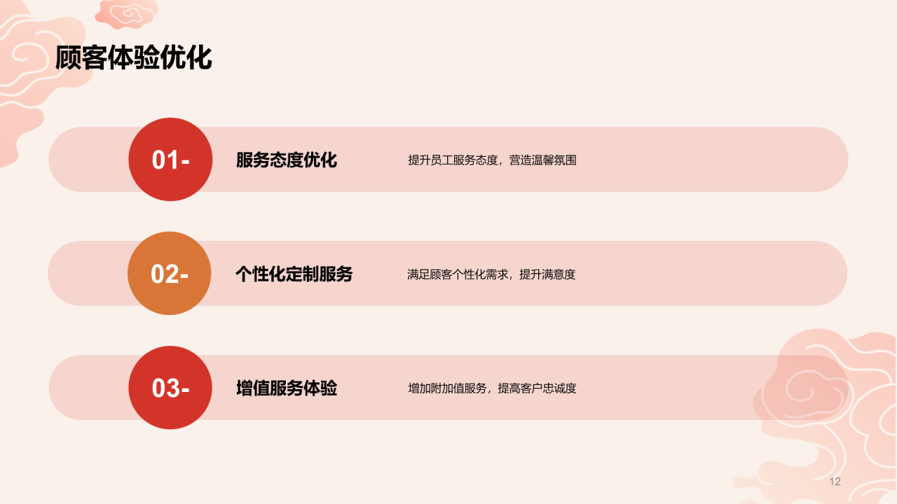红色插画元旦新年主题推广PPT模板