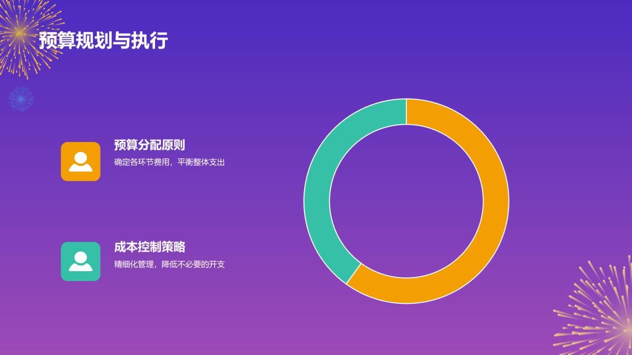 紫色3d 创意学生元旦晚会PPT模板