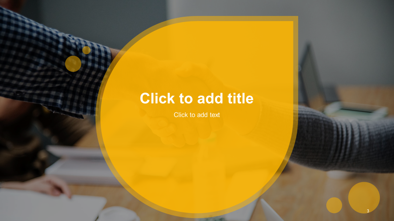 黄色商务工作总结PPT主题