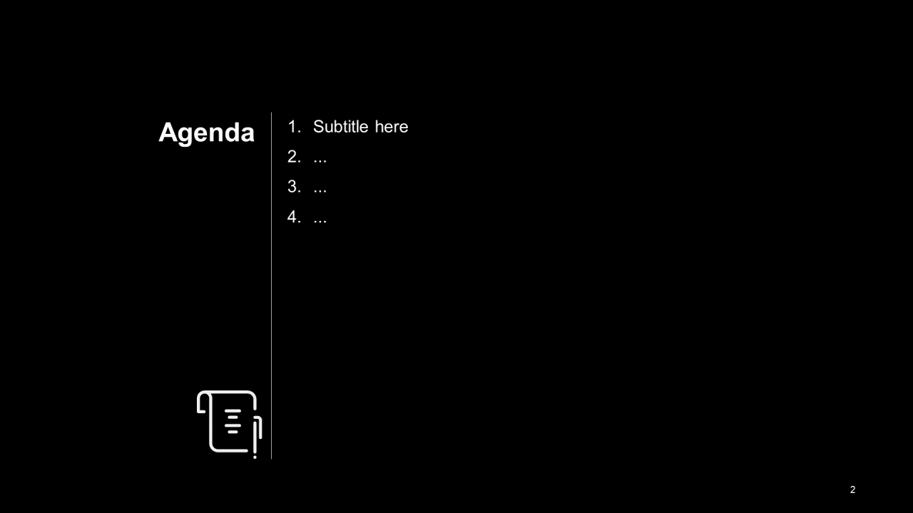 黑色商务简约科技人工智能产品发布会PPT素材下载