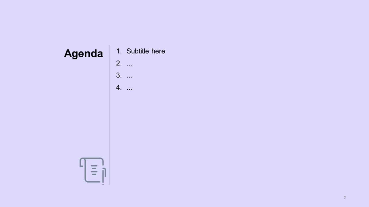 蓝紫色简约渐变色块商务工作规划PPT模板