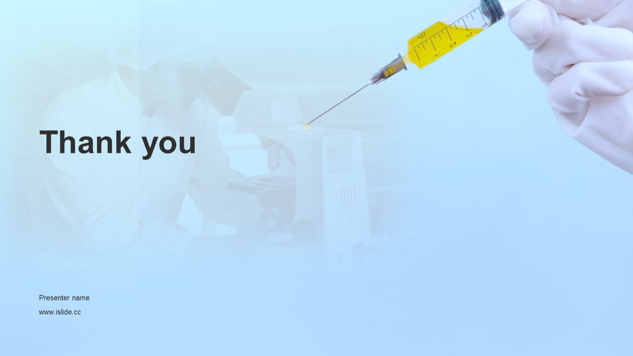 蓝色简约创意医疗健康研究报告PPT主题