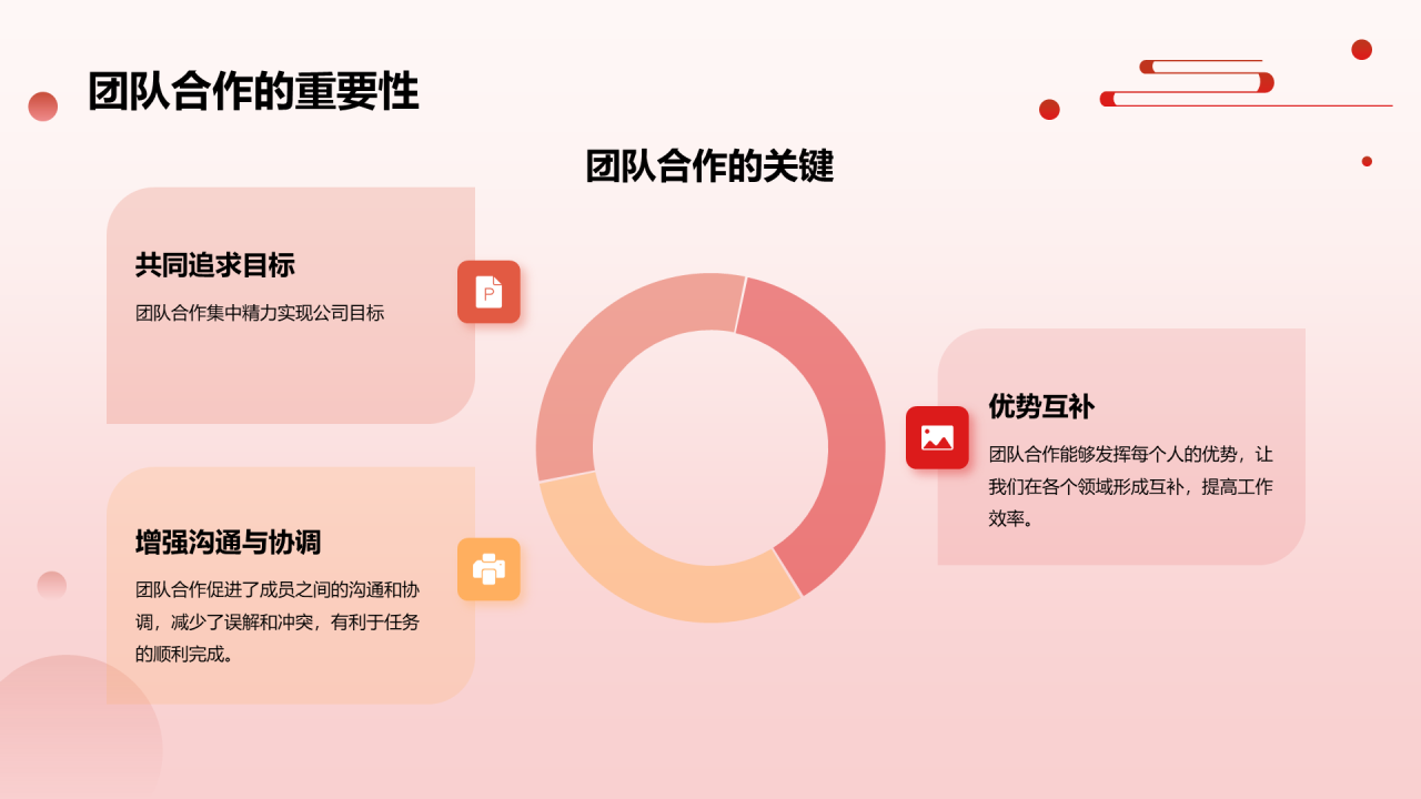 红色扁平人力资源年会庆典PPT模板