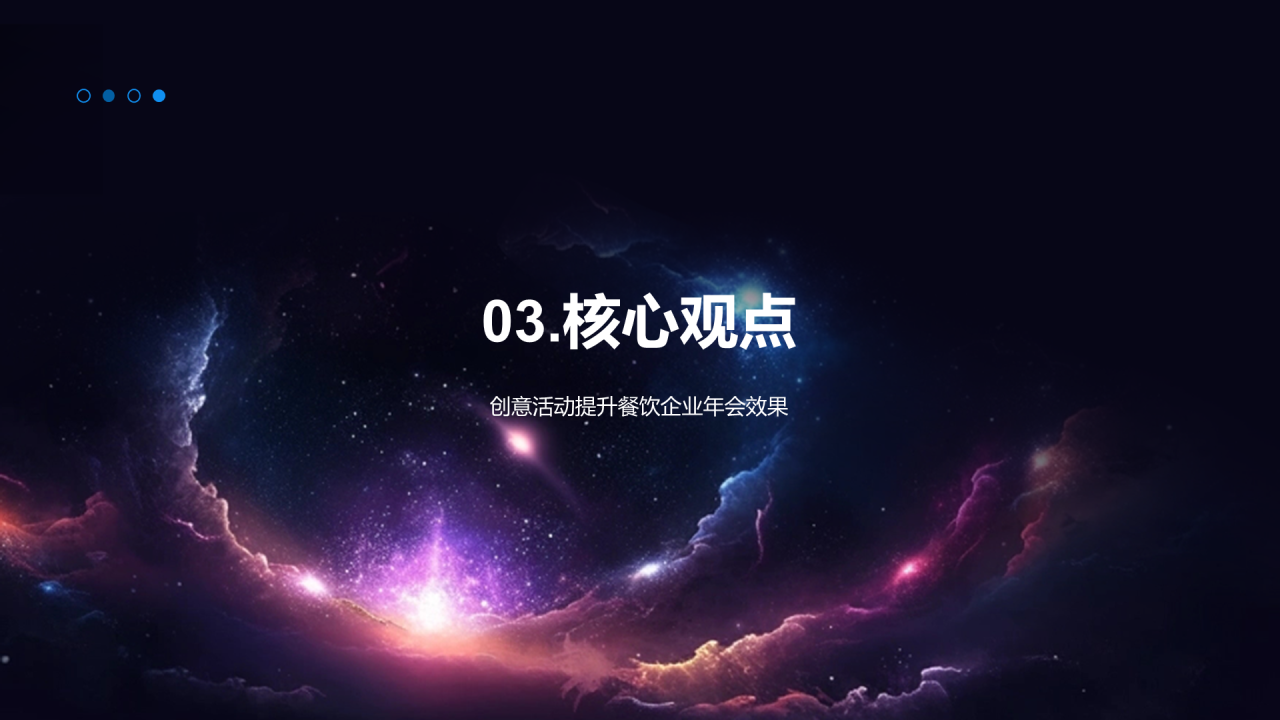 黑色创意企业年会活力创新PPT模板