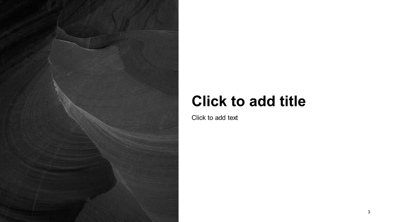 黑色商务地质地貌培训课件PPT主题