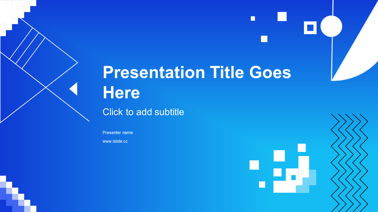 蓝色渐变科技风企业岗位竞聘述职PPT素材