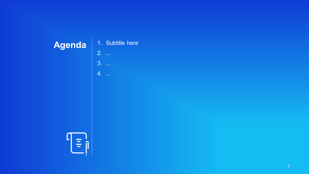 蓝色渐变科技风企业岗位竞聘述职PPT素材