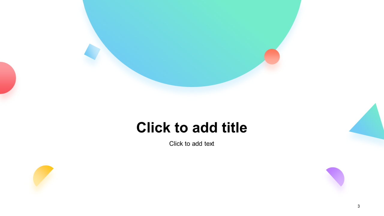 多色创意教育培训工作总结PPT主题