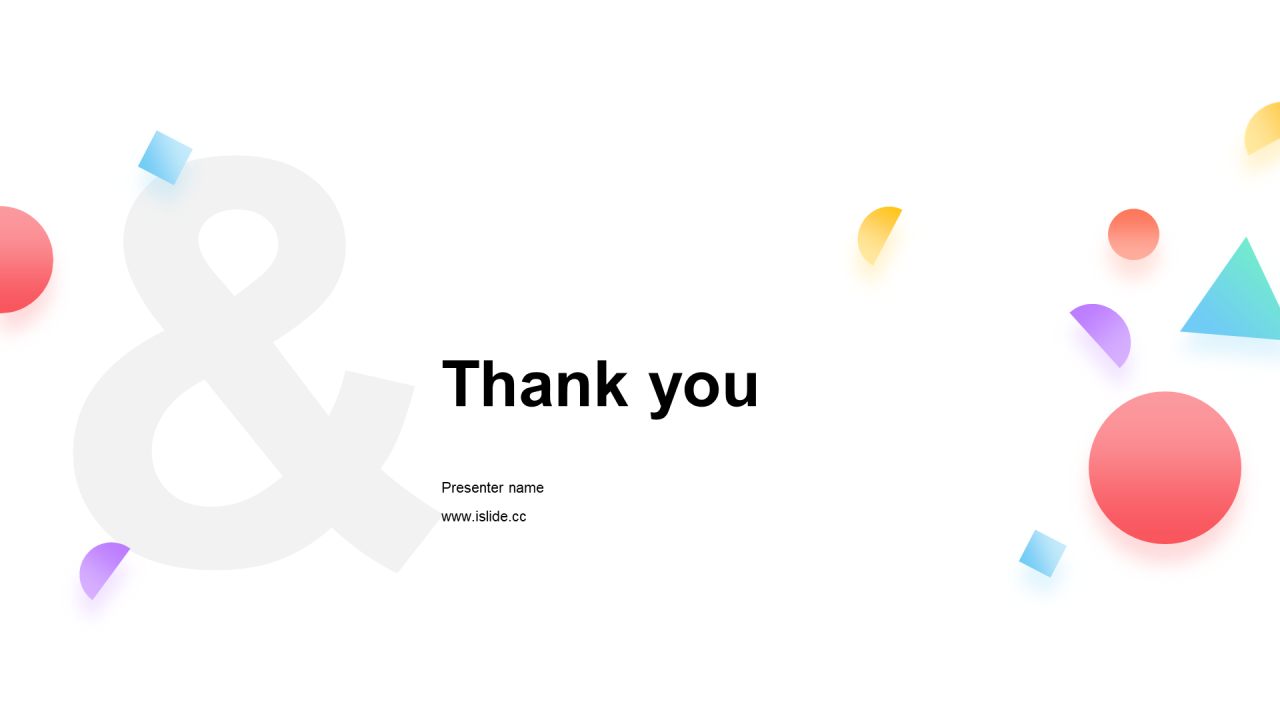 多色创意教育培训工作总结PPT主题