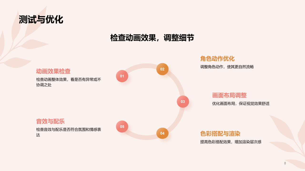 粉色插画毕业纪念相册PPT模板