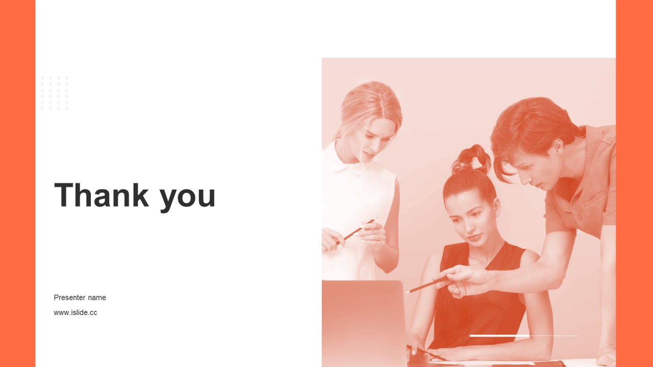 橙色商务地产行政工作总结PPT主题