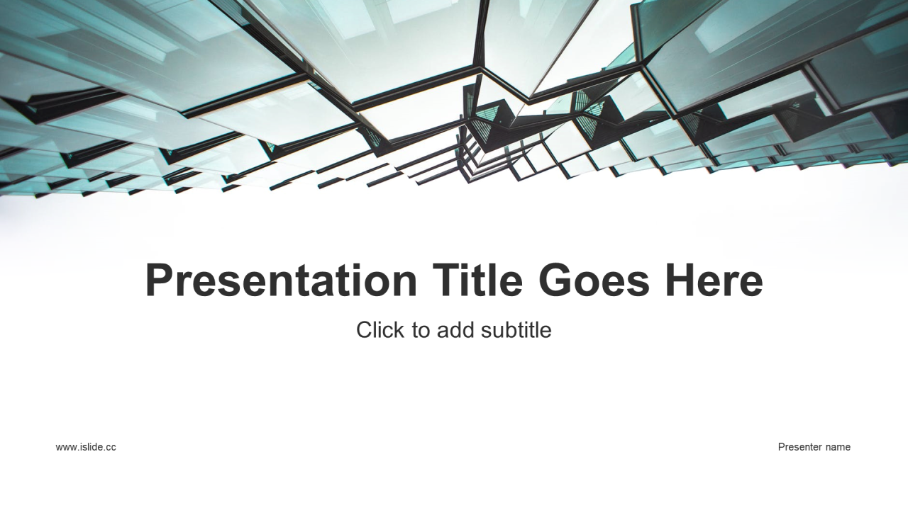 绿色商务计划书PPT主题