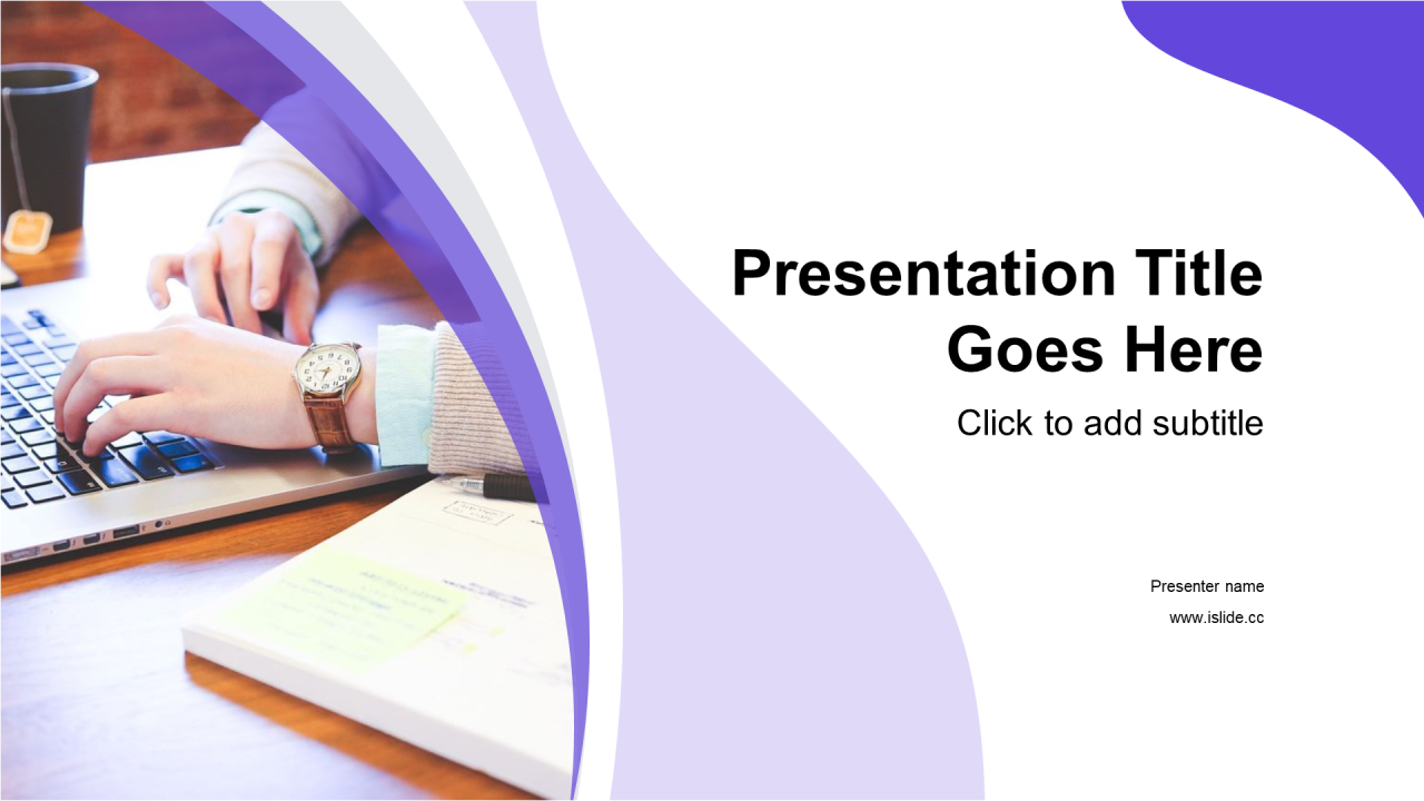 紫色商务办公学习商业计划书PPT主题