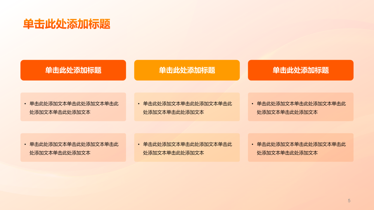 橙色渐变不忘初心团课教育PPT模板