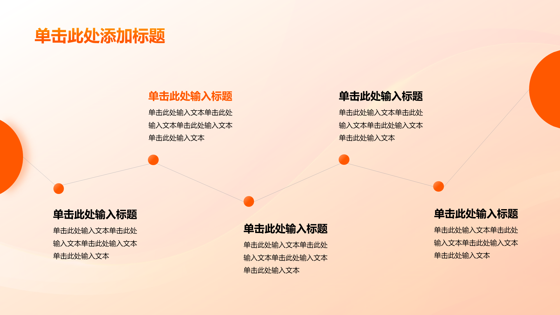 橙色渐变不忘初心团课教育PPT模板
