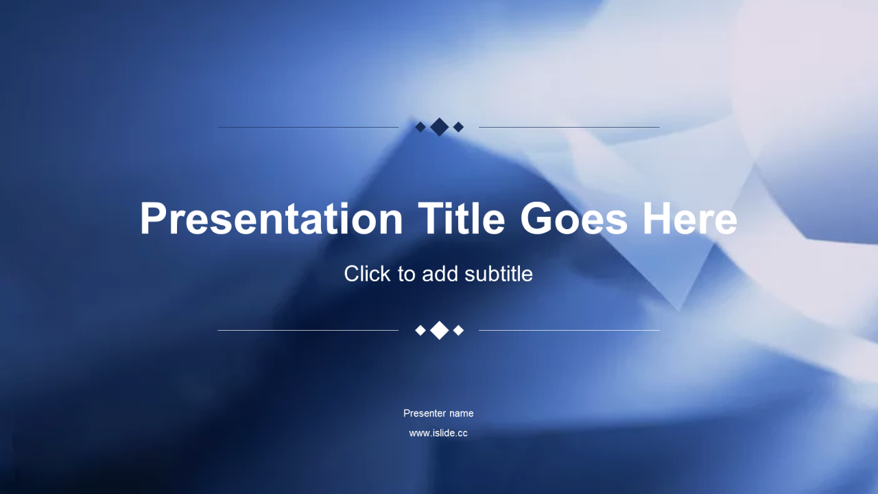 蓝色商务个人年终工作总结汇报PPT下载