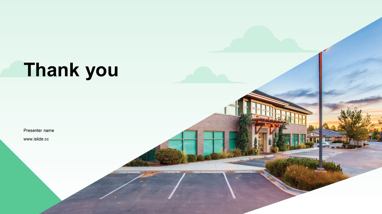 绿色商务计划书PPT主题