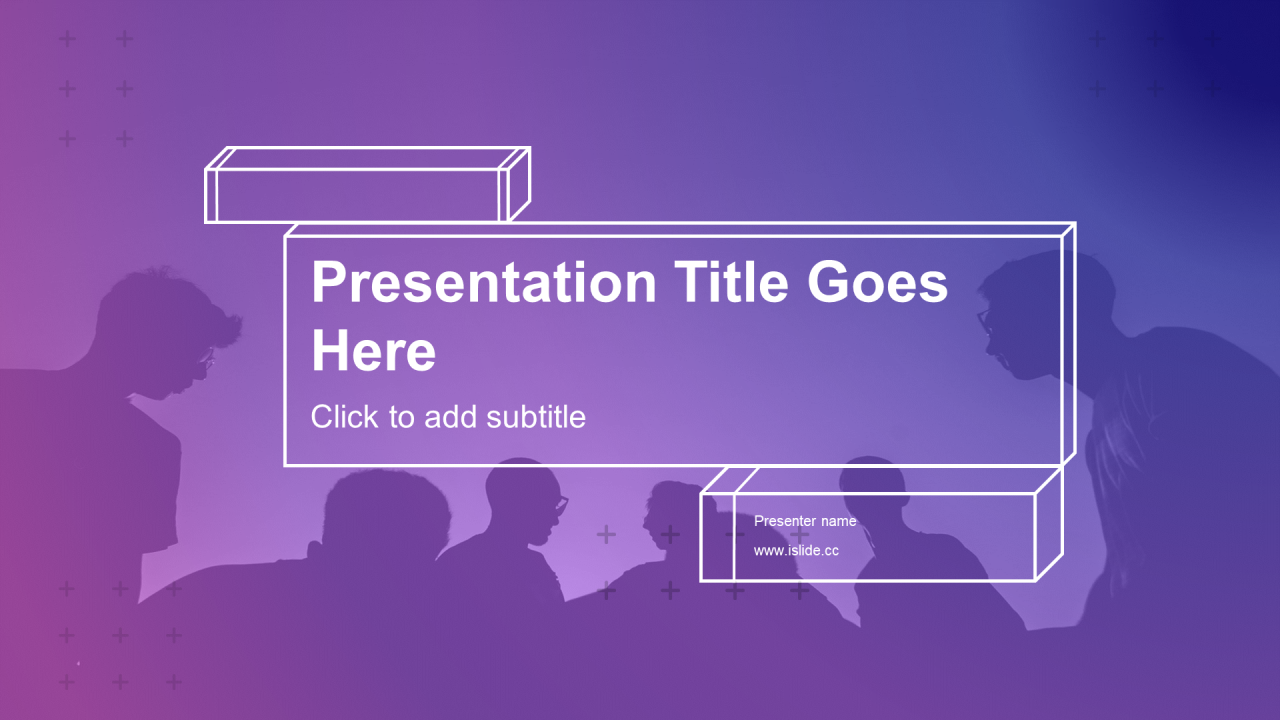 紫色商务培训课件工作总结PPT主题