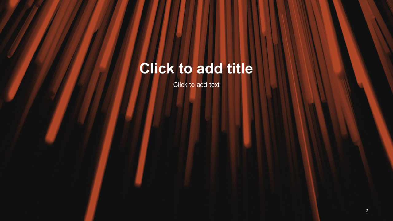 橙色科技年终总结PPT主题