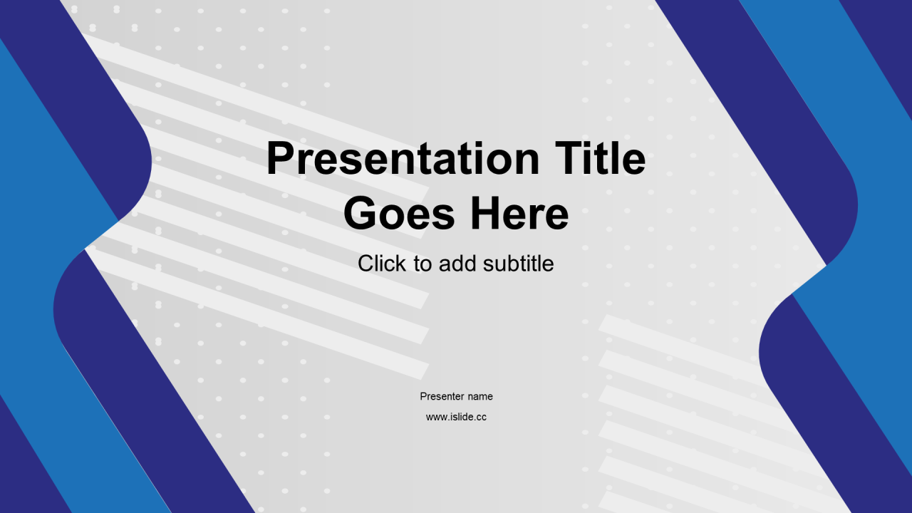 蓝色创意简约互联网通讯商业计划书PPT主题